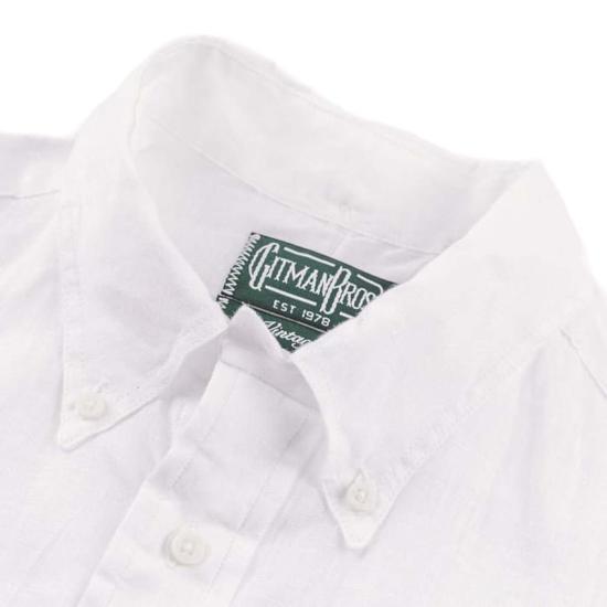 gitman vintage 긴팔 셔츠 깃맨 빈티지 화이트 린넨 - OTHER BRANDS