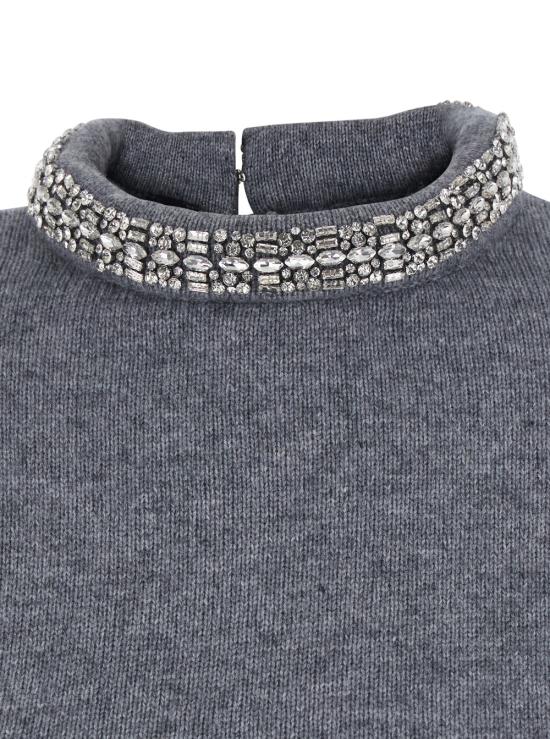 26FW 핑코 스웨터 107274A3GIII2 Grey - PINKO
