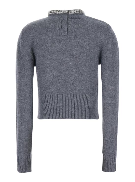 26FW 핑코 스웨터 107274A3GIII2 Grey - PINKO