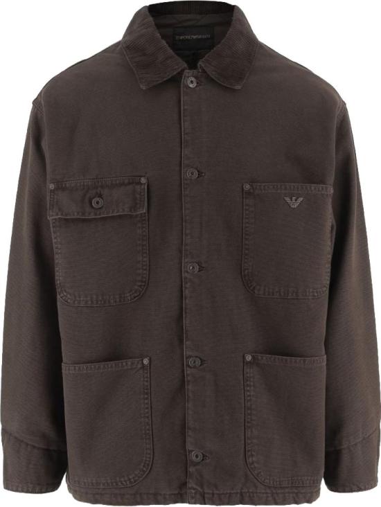 26FW 엠포리오 아르마니 코트 EM006501AF27763U6030 BROWN