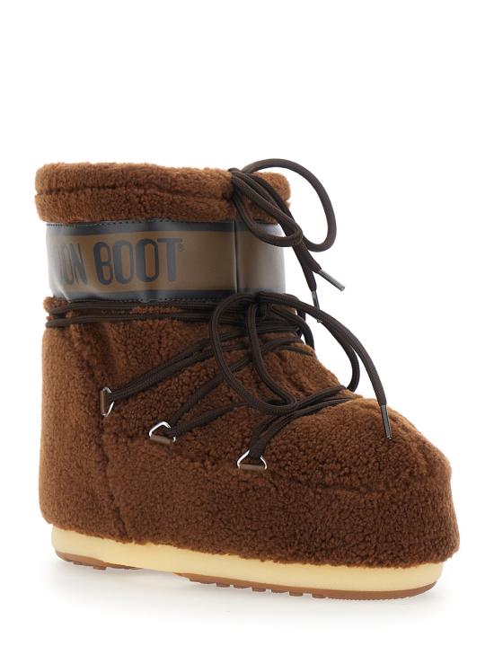 26FW 문부츠 아이콘 나일론 로우 부츠 80D1409700M004 Brown - MOON BOOT