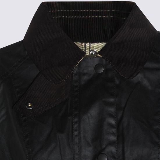 26FW 바버 가죽 자켓 262LWX0667 LWXSG91 SAGE - BARBOUR