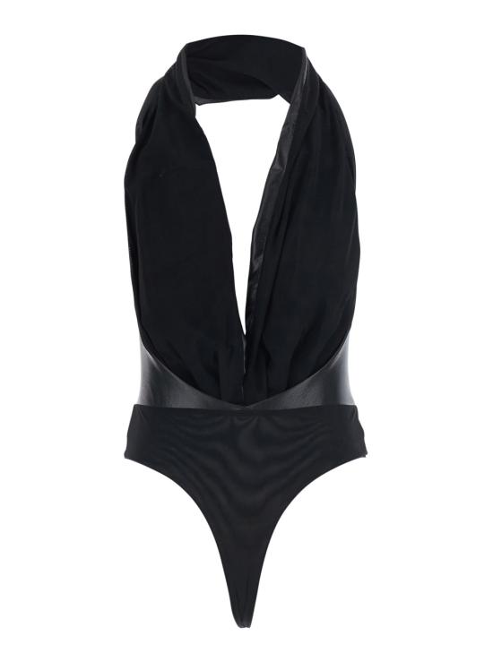26FW 안다마네 바디수트 티셔츠 T200763TNP152BLACK - ANDAMANE