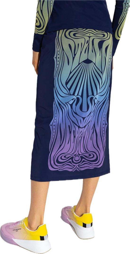  스텔라 맥카트니 미디 스커트 15430882984276 BLUE - STELLA MCCARTNEY