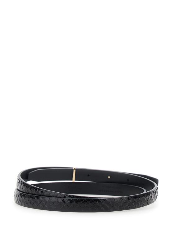 26FW 톰포드 레귤러 벨트 WB333LCL512PNAA Black - TOMFORD