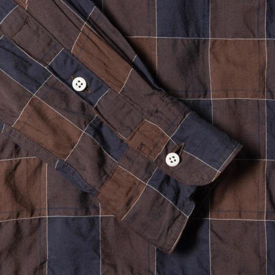  gitman vintage 긴팔 셔츠 깃맨 빈티지 브라운 일본 유기농 체크 - OTHER BRANDS