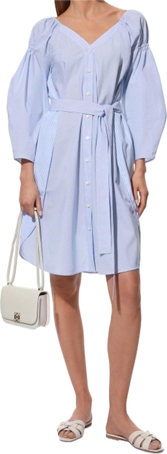  스텔라 맥카트니 미디 원피스 15426442920276 BLUE - STELLA MCCARTNEY