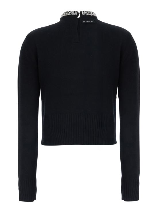 26FW 핑코 스웨터 107274A3GI1Z99 Black - PINKO