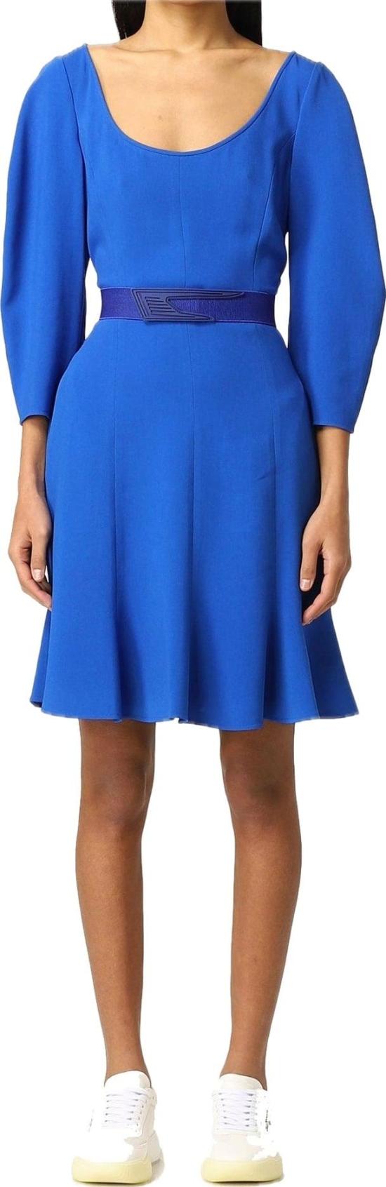  스텔라 맥카트니 미디 원피스 15426443542868 BLUE - STELLA MCCARTNEY