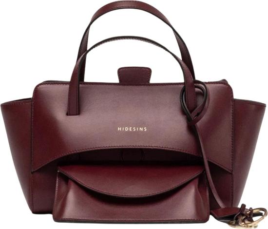 26FW 히데신스 토트백 FL13TRBORDEAUX RED - HIDESINS