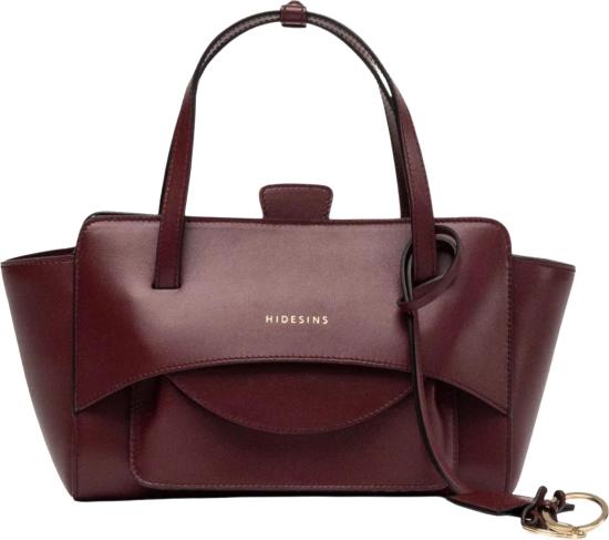 26FW 히데신스 토트백 FL13TRBORDEAUX RED
