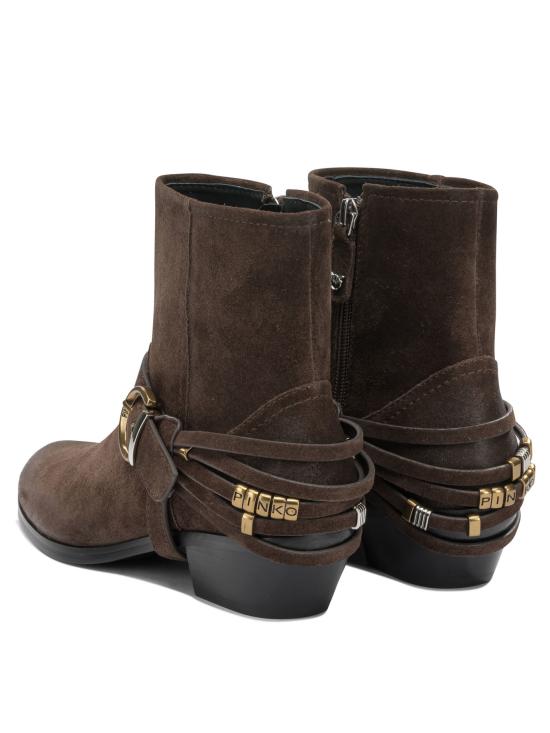 26FW 핑코 부츠 SD0557P151L72 Brown - PINKO