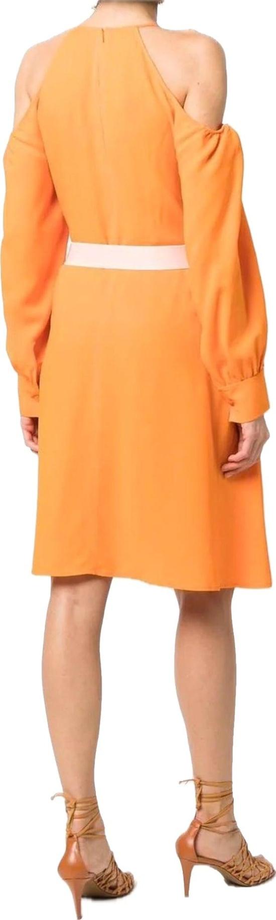  스텔라 맥카트니 미디 원피스 15426441707860 ORANGE - STELLA MCCARTNEY