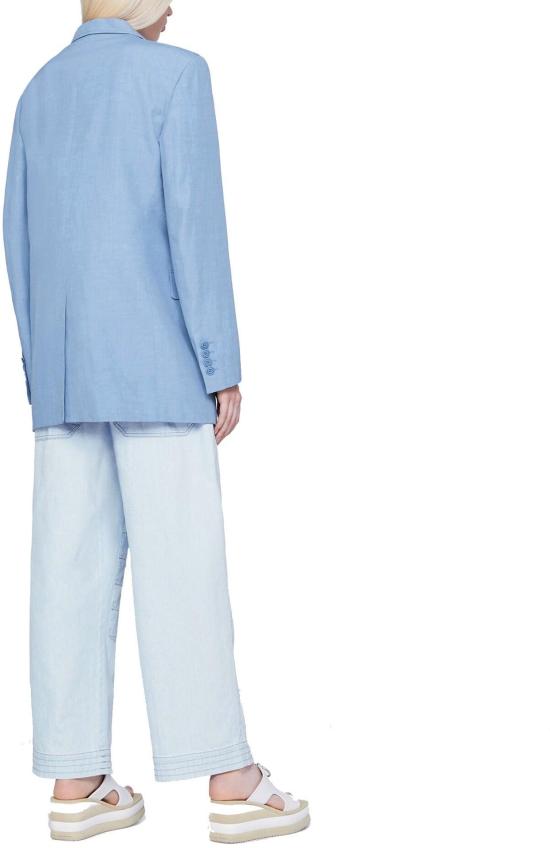  스텔라 맥카트니 스트레이트 팬츠 15427235676500 BLUE - STELLA MCCARTNEY