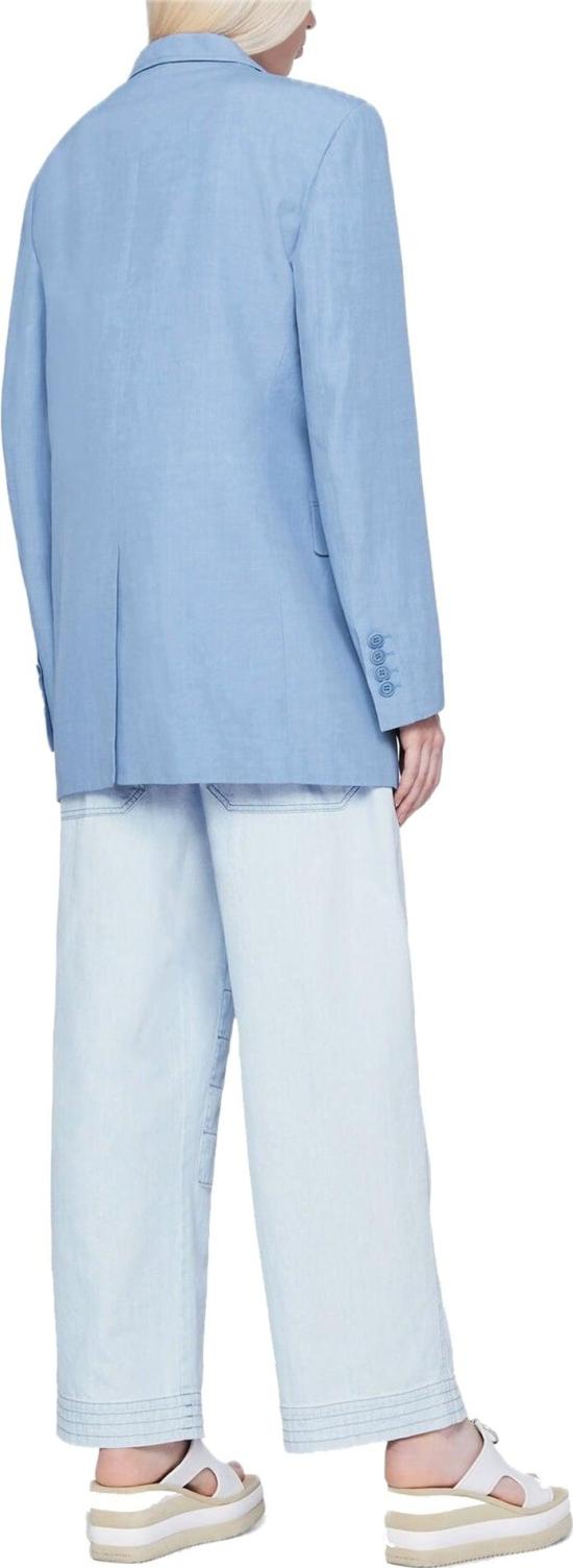  스텔라 맥카트니 스트레이트 팬츠 15427235676500 BLUE - STELLA MCCARTNEY