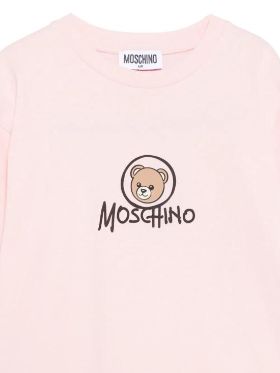 26FW [키즈] 모스키노 티셔츠 HMM05WLAA34 50209 ROSA - MOSCHINO