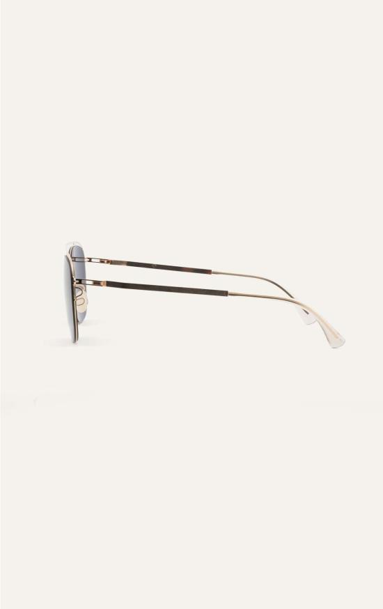  마이키타 안경 노르 선글라스 골드 티타늄/블랙 - MYKITA