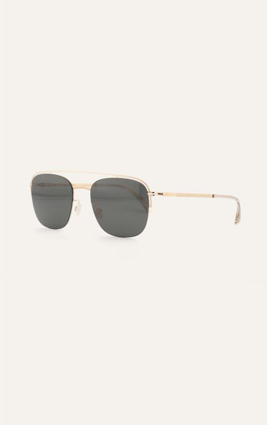  마이키타 안경 노르 선글라스 골드 티타늄/블랙 - MYKITA