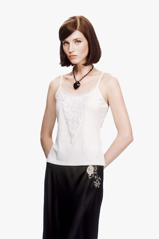  안나 수이 민소매 티셔츠 A626A20 WHITE - ANNA SUI