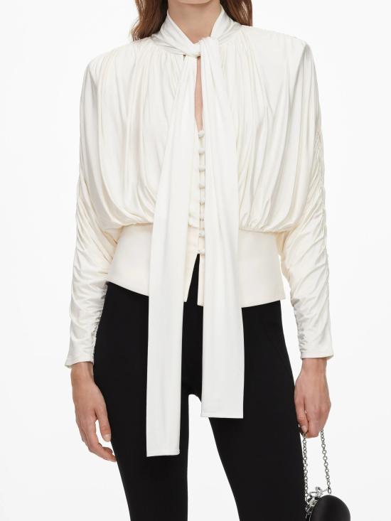 26FW 셀프 포트레이트 블라우스 AW26009TBC CREAM Bianco - SELF PORTRAIT