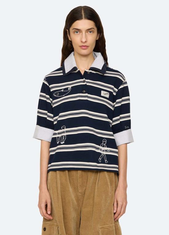  씨뉴욕 폴로 티셔츠 AW26 108 BLUE - SEA NY