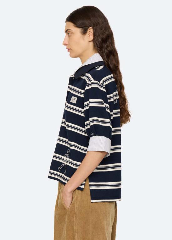  씨뉴욕 폴로 티셔츠 AW26 108 BLUE - SEA NY