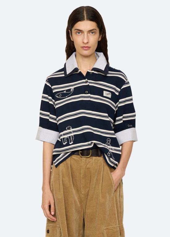  씨뉴욕 폴로 티셔츠 AW26 108 BLUE