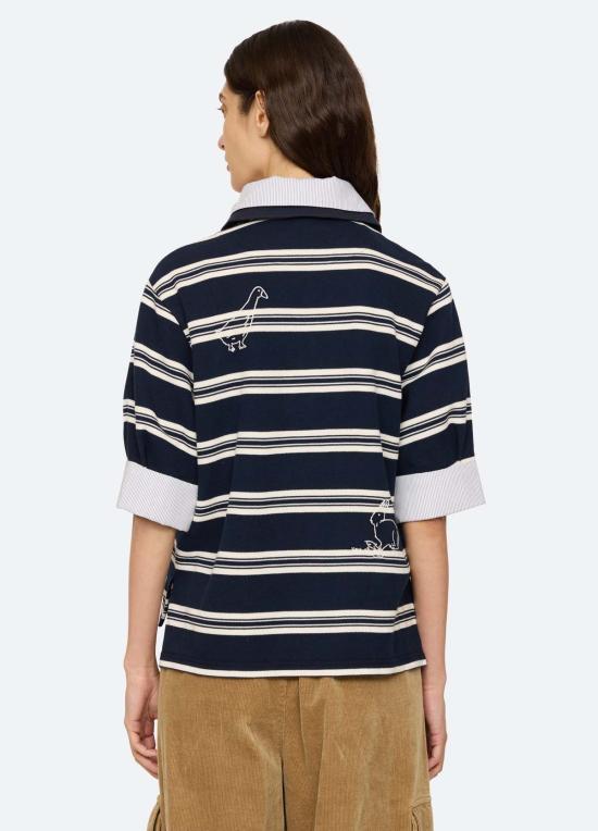  씨뉴욕 폴로 티셔츠 AW26 108 BLUE - SEA NY