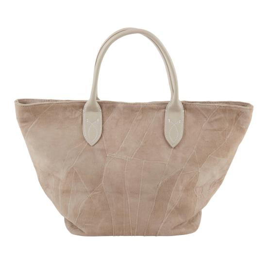  Saro Lifestyle 토트백 사로 라이프스타일 와일드 엘레강스 헤어 온 레더  그레이 - OTHER BRANDS