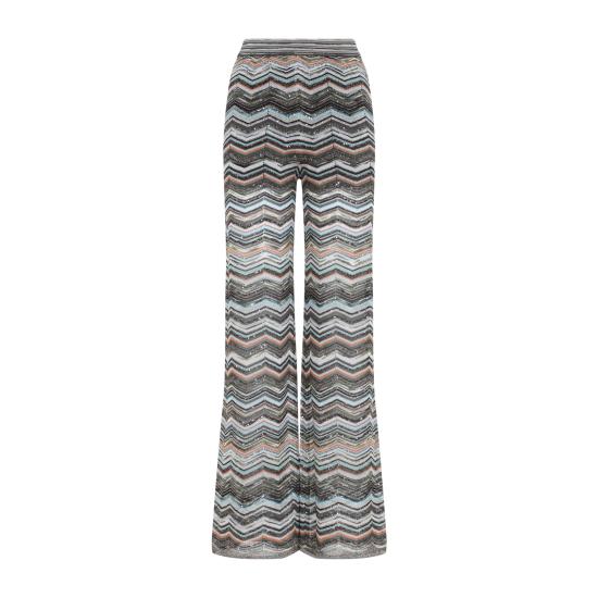 26FW 미소니 팔라초 팬츠 DS26WI0K BK01KS SMSPO MULTICOLOR BLK BROWN - MISSONI