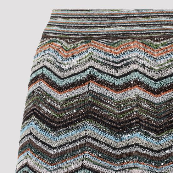 26FW 미소니 팔라초 팬츠 DS26WI0K BK01KS SMSPO MULTICOLOR BLK BROWN - MISSONI