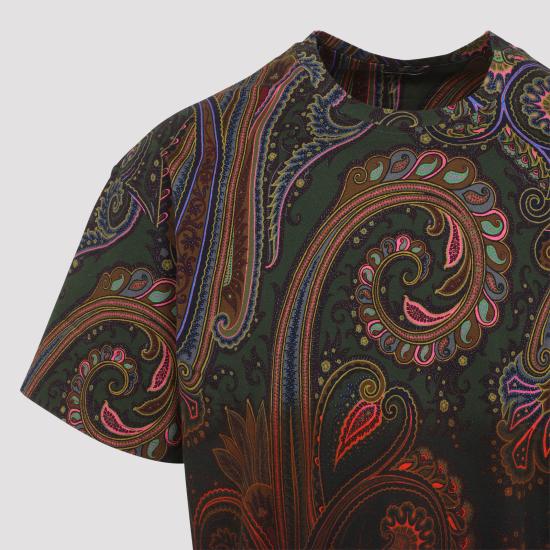 26FW 에트로 반팔 티셔츠 MRMA0004 AK13Z X0890 GREEN - ETRO