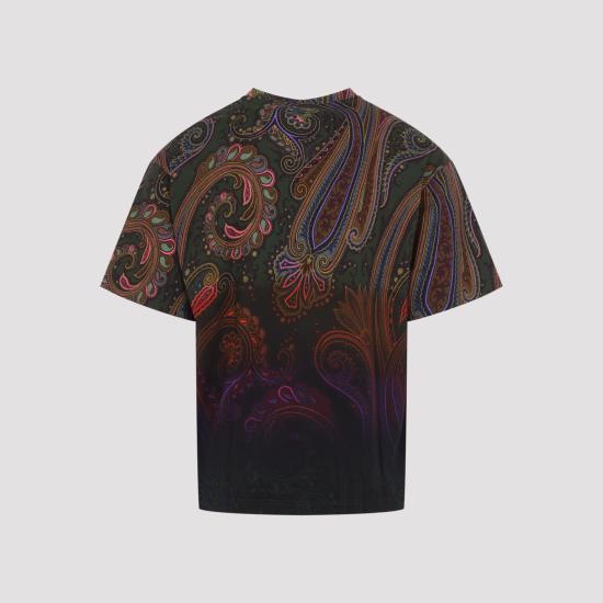 26FW 에트로 반팔 티셔츠 MRMA0004 AK13Z X0890 GREEN - ETRO