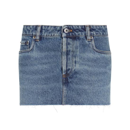 26FW 미우미우 데님 스커트 GWD360SOOO 192U F0008 BLEU - MIU MIU