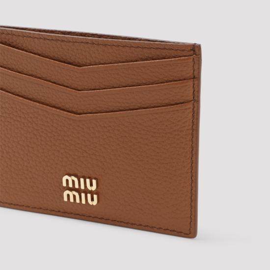 26FW 미우미우 나파 카드 지갑 나파 카드 지갑 5MC002 ADT7 F0046 COGNAC - MIU MIU