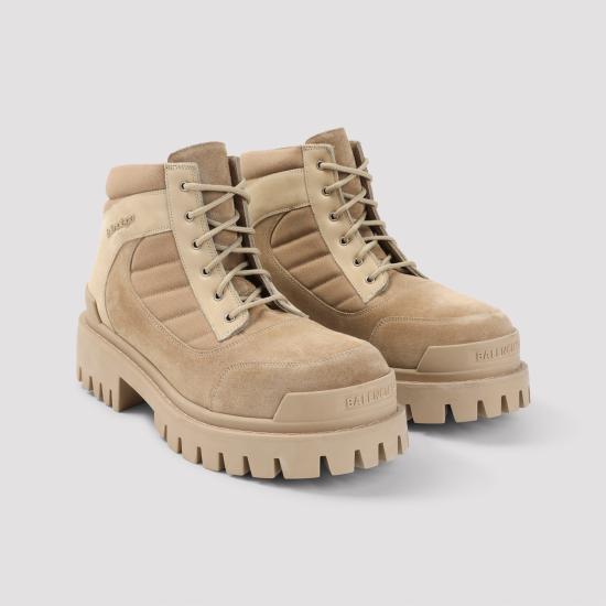 26SS 발렌시아가 컴뱃 스트라이크 로우 부츠 867708 WCB45 9090 SAND SAND - BALENCIAGA