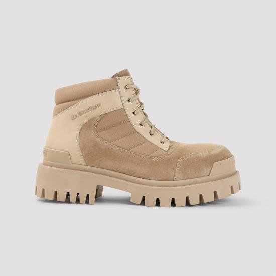 26SS 발렌시아가 컴뱃 스트라이크 로우 부츠 867708 WCB45 9090 SAND SAND - BALENCIAGA