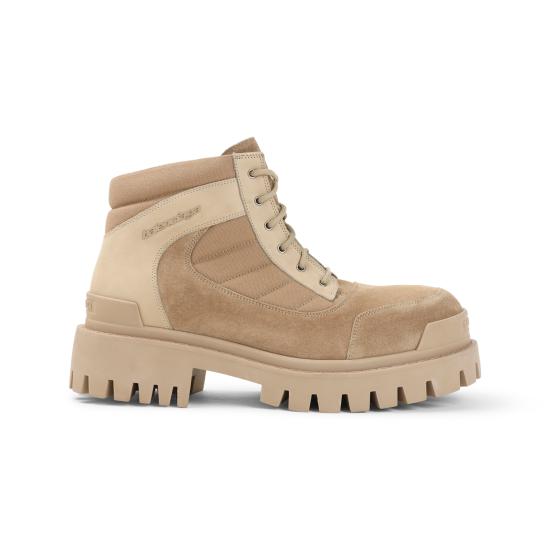 26SS 발렌시아가 컴뱃 스트라이크 로우 부츠 867708 WCB45 9090 SAND SAND - BALENCIAGA
