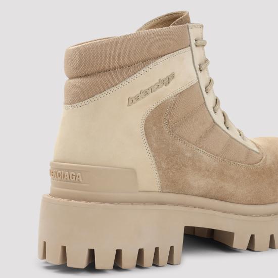 26SS 발렌시아가 컴뱃 스트라이크 로우 부츠 867708 WCB45 9090 SAND SAND - BALENCIAGA