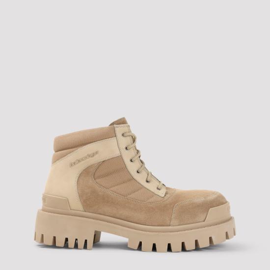 26SS 발렌시아가 컴뱃 스트라이크 로우 부츠 867708 WCB45 9090 SAND SAND