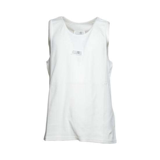 26SS MM6 메종마르지엘라 민소매 티셔츠 SH0NL0007M20054 101 Bianco