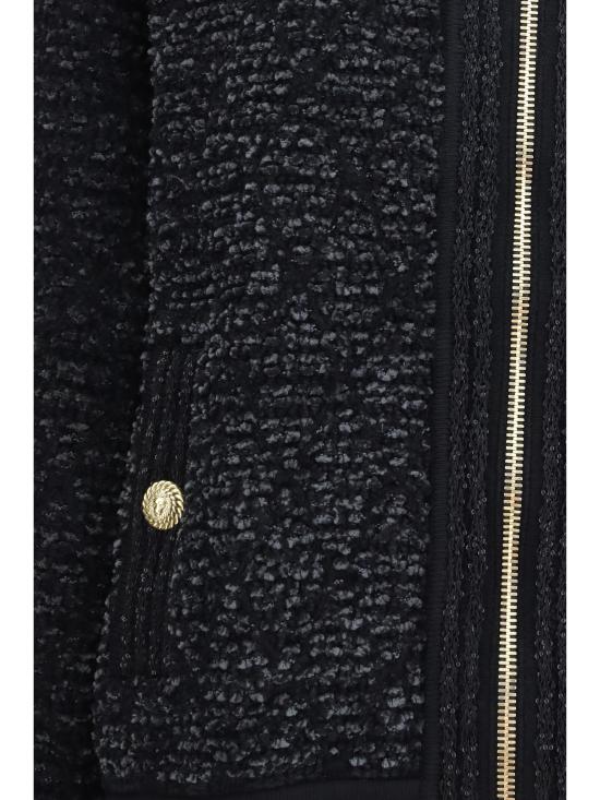 26FW 발망 봄버 자켓 HF1TFB20KK12 0PA BLACK - BALMAIN