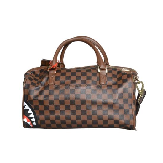 26SS 스프레이그라운드 더플백 910D2331NSZP SCACCHIMARRONE Nero marrone - SPRAYGROUND