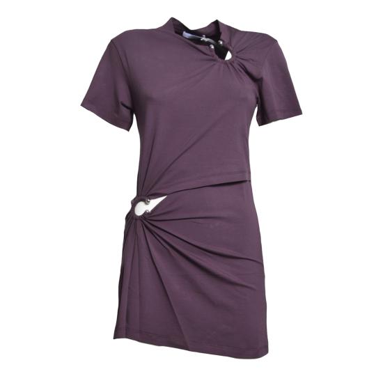 26SS 파코라반 숏 원피스 26PJRO243CO0555 P614 Rosso