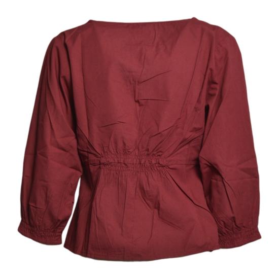 26SS 메르씨 블라우스 DAHLIA BURGUNDY Rosso - MERCI