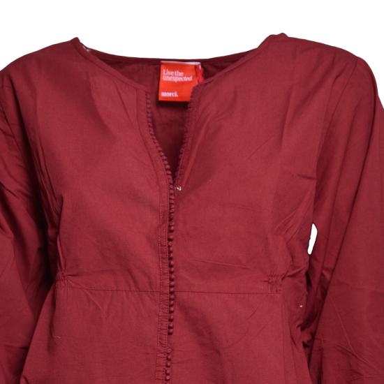 26SS 메르씨 블라우스 DAHLIA BURGUNDY Rosso - MERCI