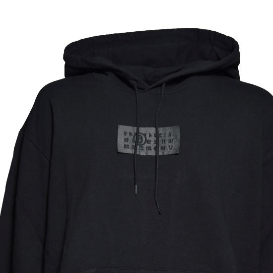 26SS MM6 메종마르지엘라 후드 티셔츠 SH2GU0034M25014 900 Nero - MM6 MAISON MARGIELA