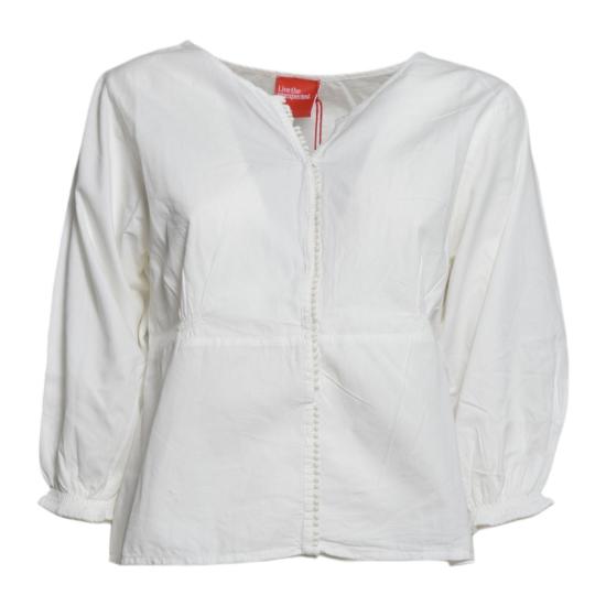 26SS 메르씨 블라우스 DAHLIA WHITE Bianco