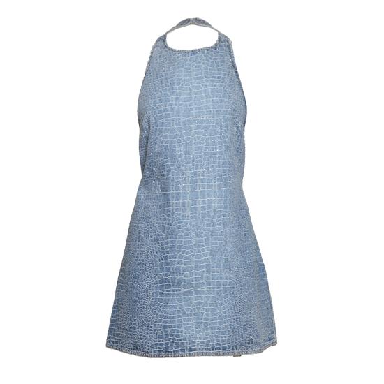 26SS 셀프 포트레이트 숏 원피스 SS26804S BLUE