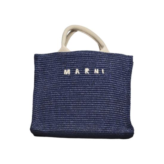 26SS 마르니 토트백 SHMP0077U0P3860 00B90 Blu notte
